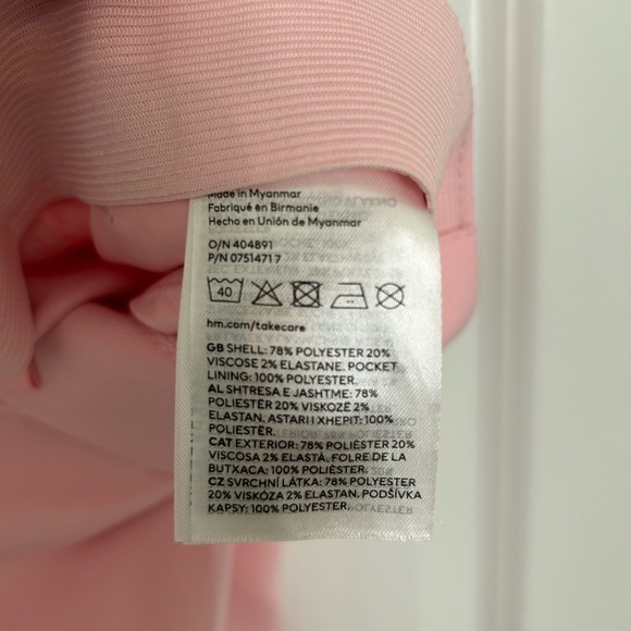 H&M Light Pink Pants Size 4 - Picture 6 of 6